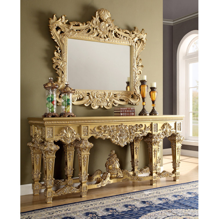 Direct Marketplace 24'' Console Table and Mirror Set Wayfair